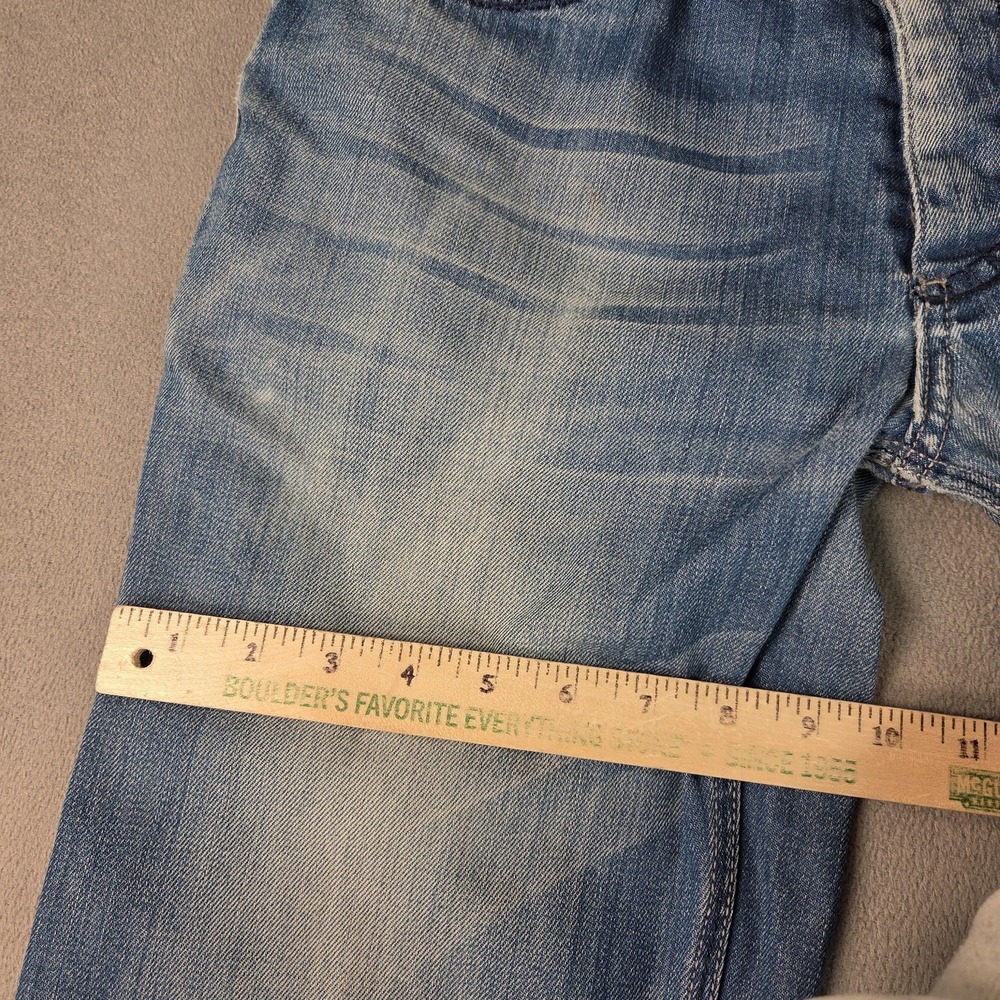 Diesel Jeans Mens 30x32 Made in Italy Distressed Straight Leg MOD 1126 Tag 33 - Picture 5 of 11